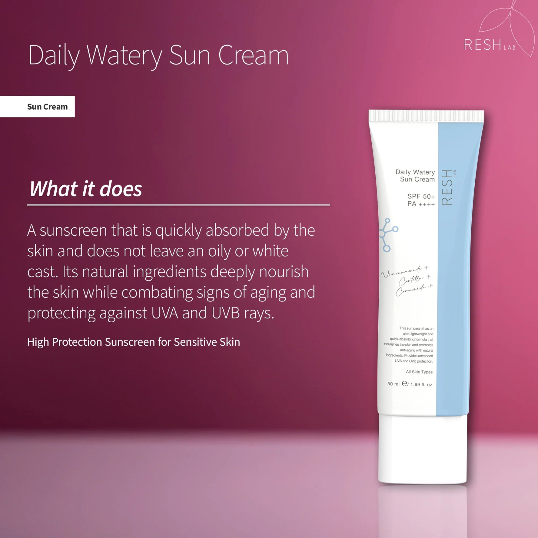 Daily Watery Sun Cream SPF50+ PA++++